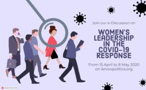 Discusión electrónica sobre el liderazgo de las mujeres en la respuesta COVID-19