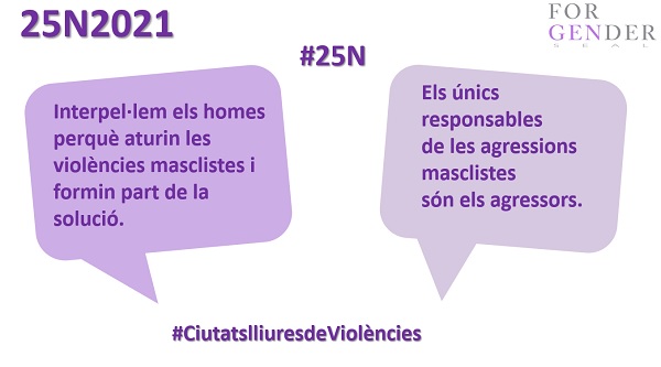 Campanya 25N Ciutats lliures de violències masclistes