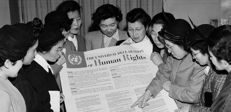 Els drets de les dones en la Declaració Universal dels Drets Humans. 10 Desembre.