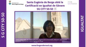 Santa Eugènia de Berga municipi compromès amb la igualtat de gènere.